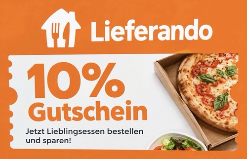 Lieferando rabattgutschein - 10%,