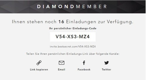 Bestsecret einladung - ⭐️,