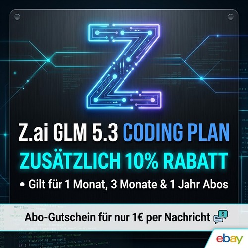 Rabatt auf ai coding - z.ai,