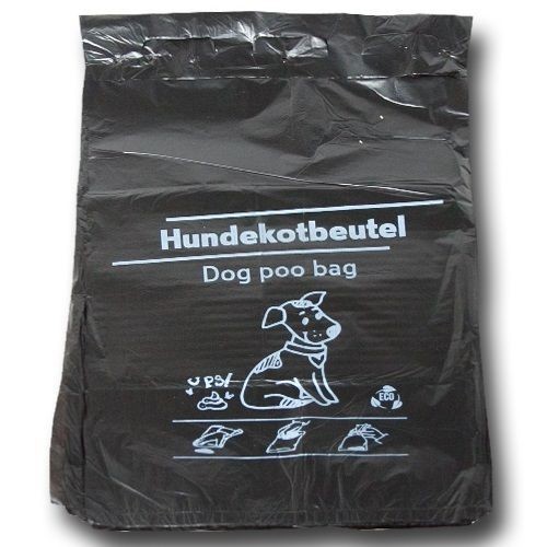 Hundekotbeutel schwarz 100 - , ab