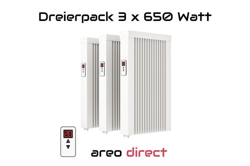 Elektroheizung 3x650w heizung - elektroheizung,