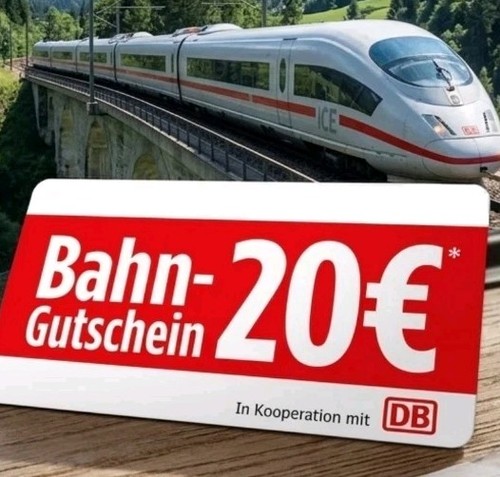 10x rabatt gutscheine db - 20€,