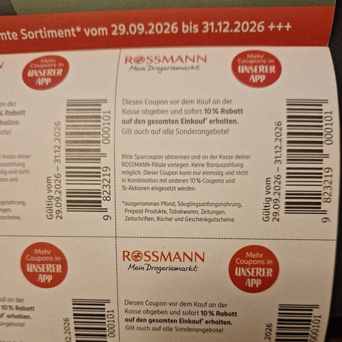 Rossmann gutscheine coupons - rossmann,