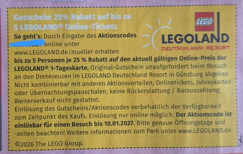 Gutschein rabatt legoland - gutschein,