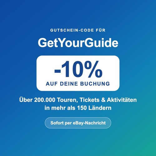 Getyourguide gutschein - gutschein, 10%